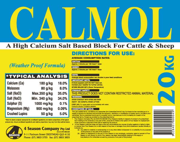 CALMOL FACT SHEET