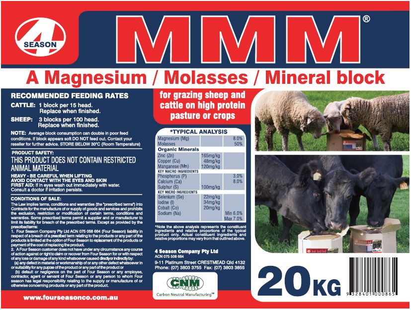 MMM - MAGNESIUM / MOLASSES / MINERAL BLOCK