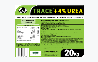 Trace + 4% Urea