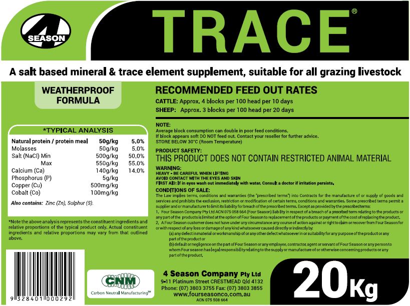 Trace fact sheet - four seasons co